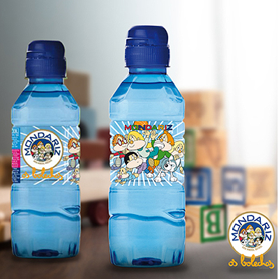 Agua Mineral Mondariz, botellin plastico