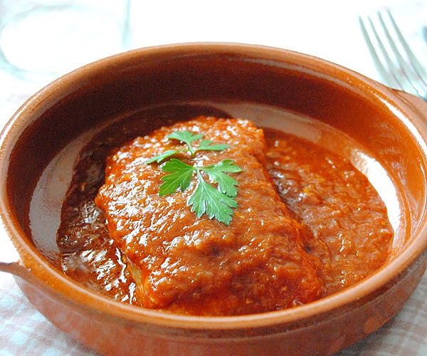 Bacalao a la Vizcaina