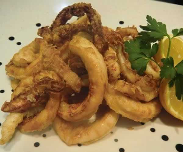 Calamares frescos a la Romana