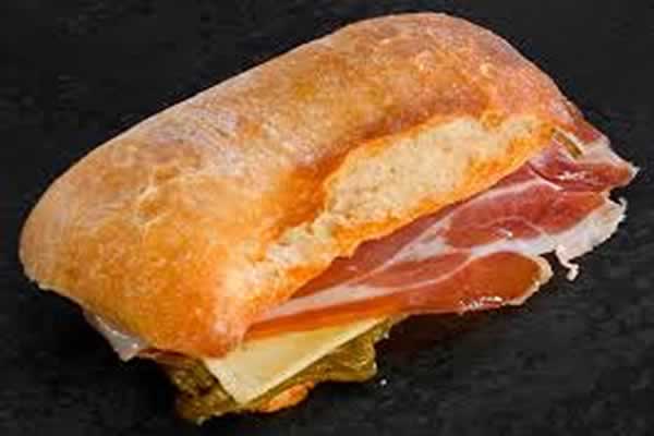 Chapatita de Jamon y Queso