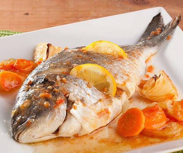 Dorada al Horno, en su jugo