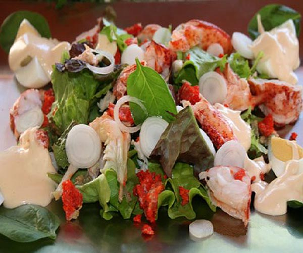 Ensalada con Bogavante