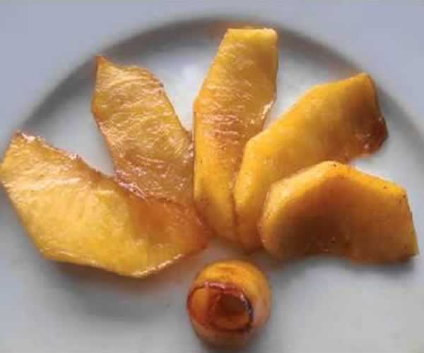 Guarnicion de Manzana Caramelizada