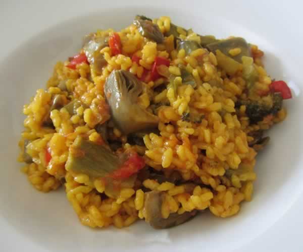 Paella Valenciana de Verduras