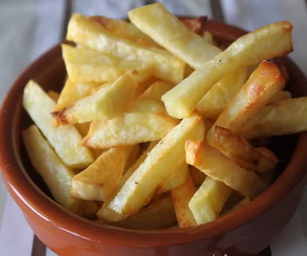 Guarnicion de Patatas Fritas Caseras