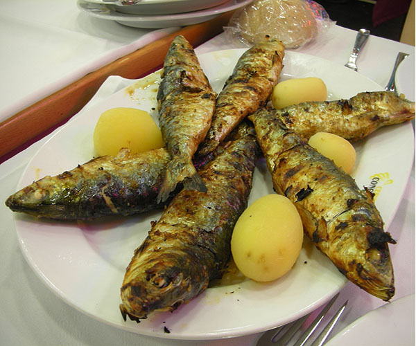 Sardinas a la Plancha