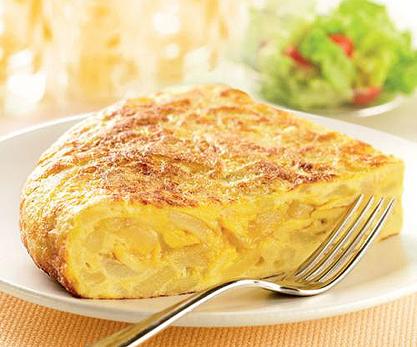 Tortilla Española con Cebolla