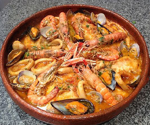 Caldereta o Zarzuela de Pescado y Marisco