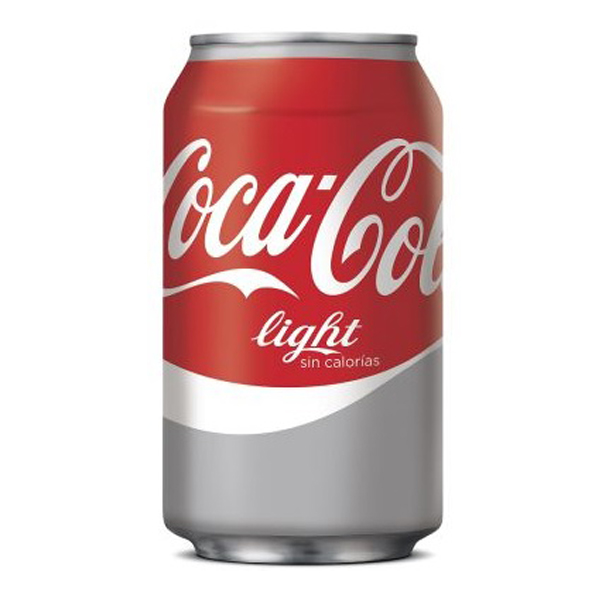 Coca Cola Light, bote de 33 cl