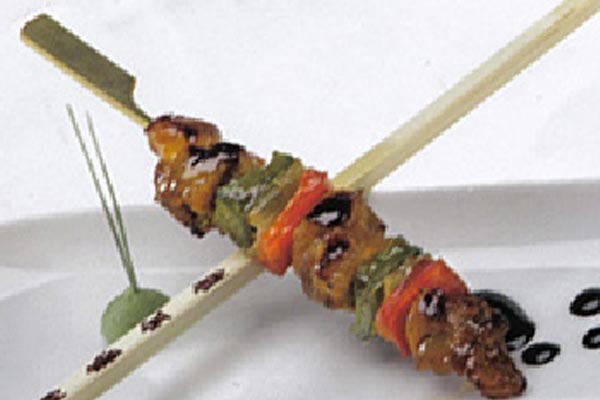 Mini Brocheta caliente de Ternera