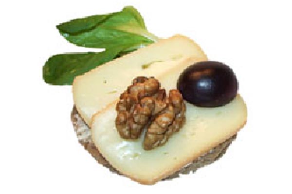 Canapé Queso y Nueces