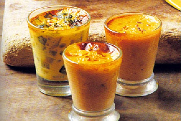 Vasito de Flan de Verduras y Legumbres