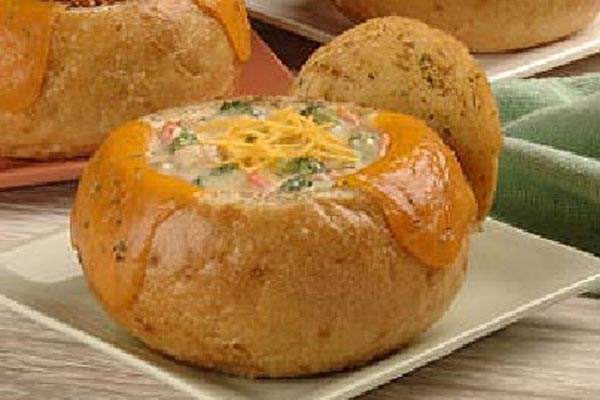 Pancitos rellenos de queso con cebolla