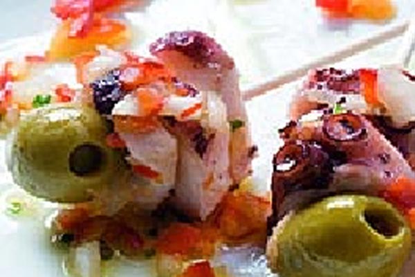 Cazuelita de Pulpo en Vinagreta