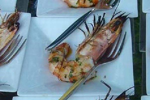 Cazuelita de Langostino al Ajillo