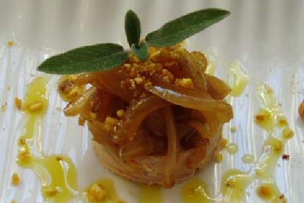 Cazuelita de Foie Grass Micuit y Cebolla caramelizada