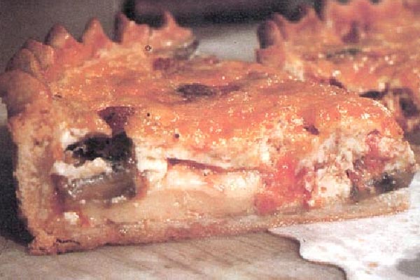 Raciones de Quiche de Pisto con Anchoas