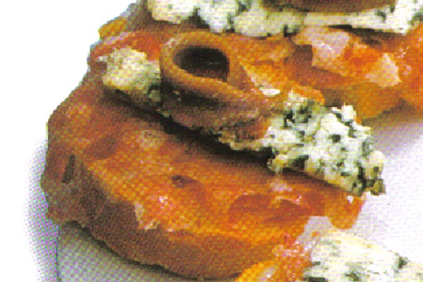 Montadito de C.Jabalí con Roquefort