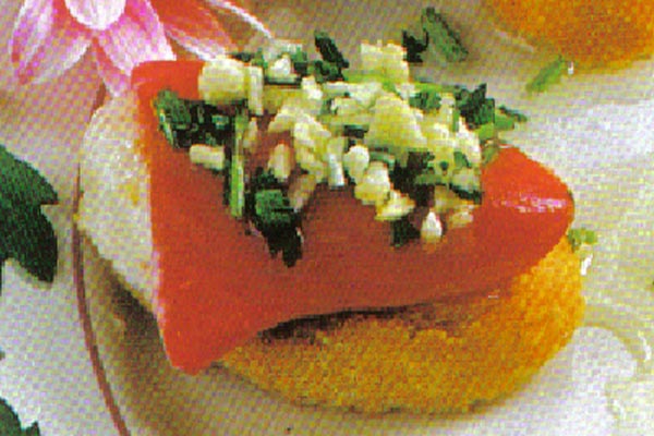 Montadito de Pimiento del Pico relleno de Queso